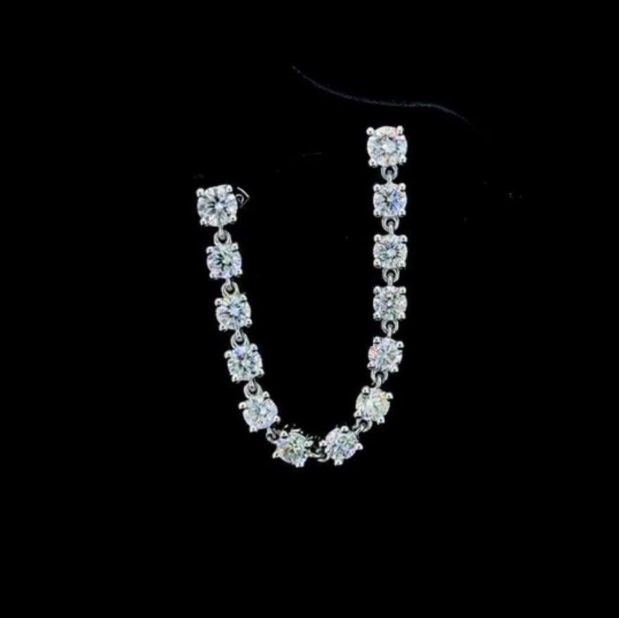 The Diamond Chain Earring