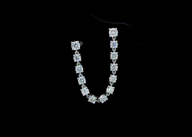 The Diamond Chain Earring