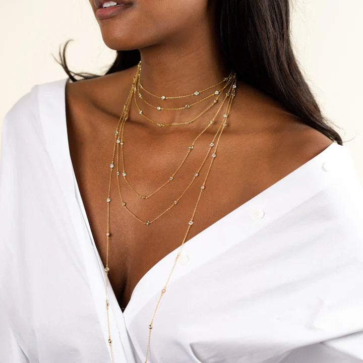 Bezel By The Yard Necklace