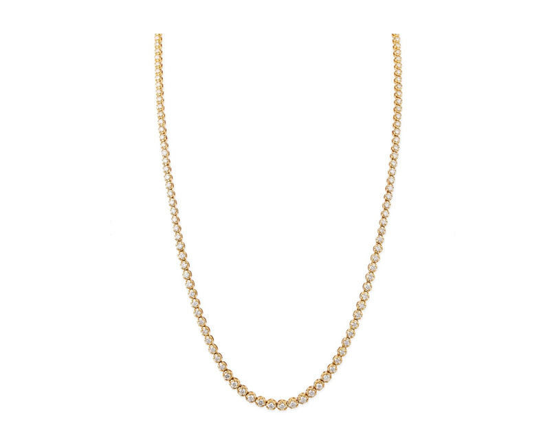 14k Diamond Tennis Necklace