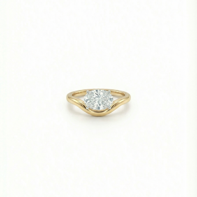 The Gold Curve Ring