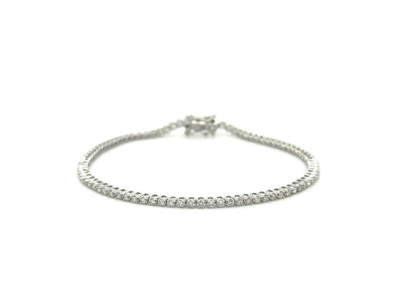 14k Mini Diamond Tennis Bracelet