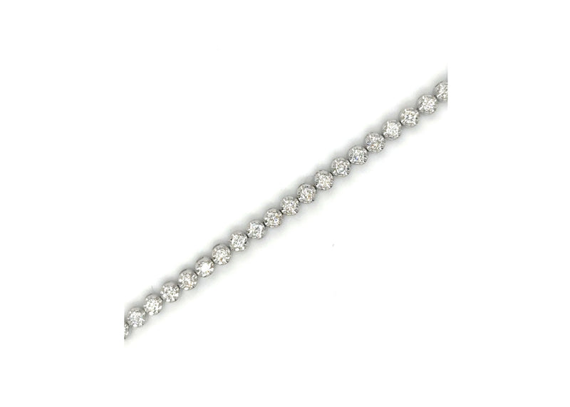 14k Small Diamond Tennis Bracelet