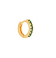 Emerald Pave Huggie Hoop (Single)